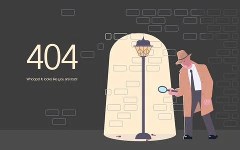 404 error not found web page. イラスト素材