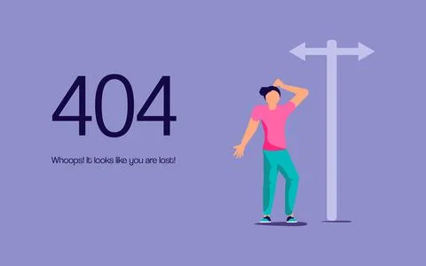 404 error not found web page. イラスト素材