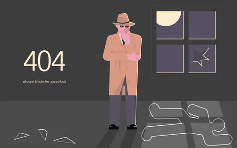 404 error not found web page. 스톡 일러스트