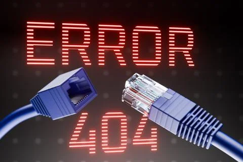 404 error page concept ("Page Not Found"). Page loading error. Unknown page. Ilustración de archivo