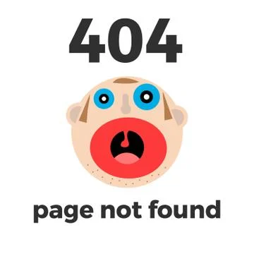 404 error page Stock Illustration