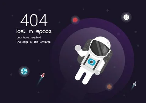 404 error page Stock Illustration