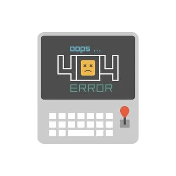 404 Error Page Stock Illustration