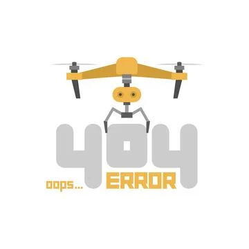 404 Error Page Illustrazione stock