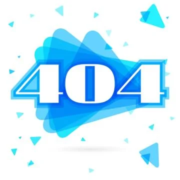 404 Error Page. Illustration for Website Error Page. Stock Illustration