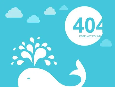 404 Error Page. Illustration for Website Error Page. Stock Illustration