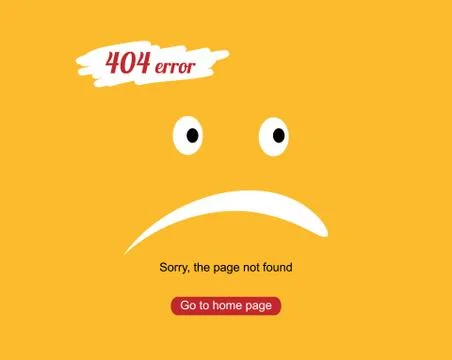 404 Error Page. Illustration for Website Error Page. Stock Illustration
