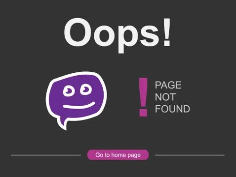 404 Error Page. Illustration for Website Error Page. Stock Illustration