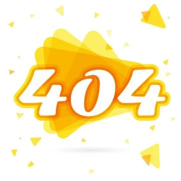 404 Error Page. Illustration for Website Error Page. Stock Illustration