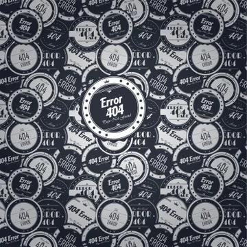 404 error page label theme 스톡 일러스트