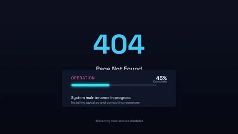 404 error page layouts 스톡 동영상 340526231