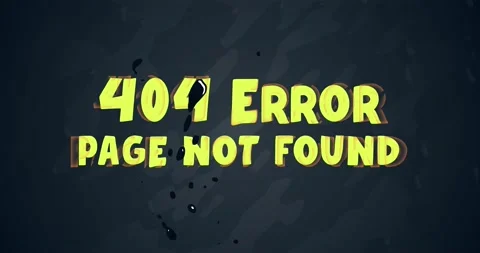 404 Error Page Not Found Cartoon Animation Stock Footage 167062583