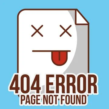 404 error page not found 库存插图