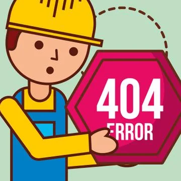 404 error page not found Stockillustratie