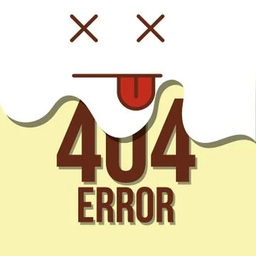 404 error page not found Stock Illustration