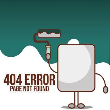 404 error page not found Stockillustratie