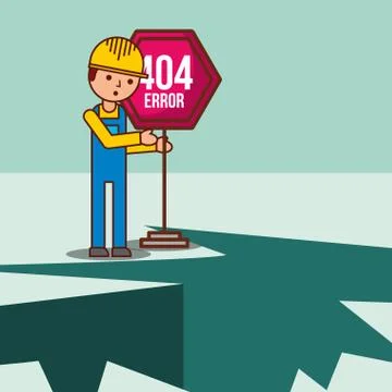 404 error page not found Stock-Illustration