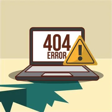 404 error page not found Stockillustratie
