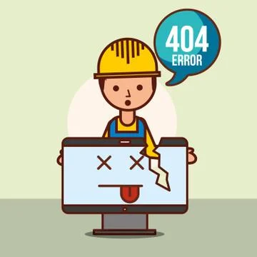 404 error page not found イラスト素材