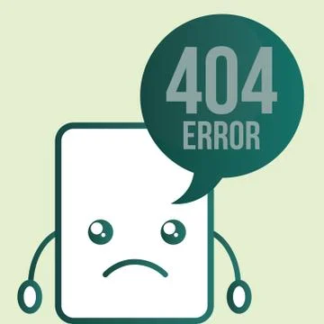 404 error page not found Stockillustratie