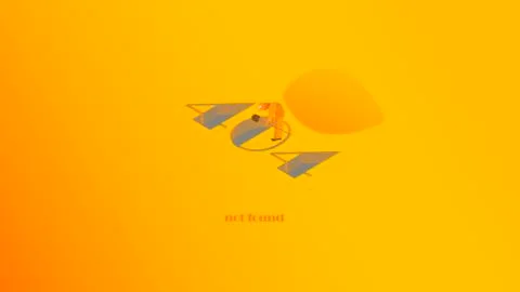 404 error, page not found. Man digs a hole, but finds nothing. Vector. Stock Illustration