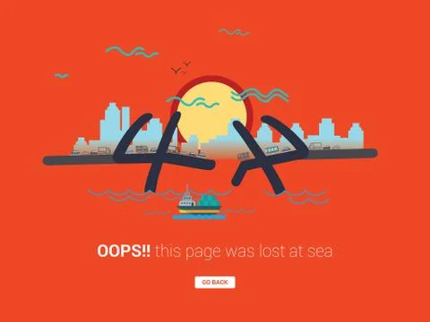 404 Error Page Not Found Design Template Stock-Illustration