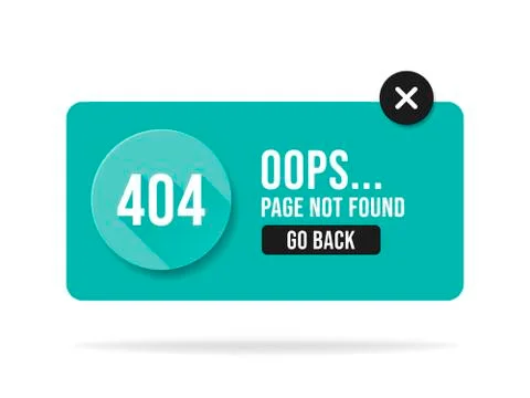 404 error page not found speech. Pop up errors window. 库存插图