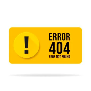 404 error page not found speech. Pop up errors window. Stock-Illustration
