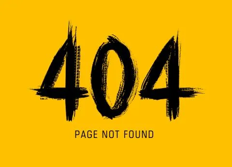 404 error, page not found in grunge style,vector Illustrazione stock