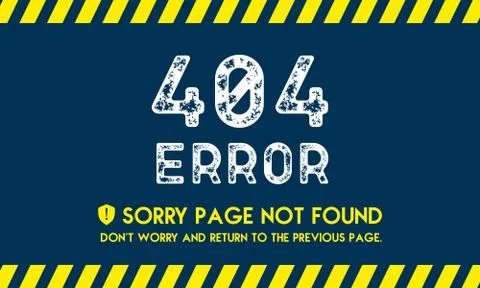 404 error, page not found in grunge style made of offroad tire prints, lost i Stockillustratie
