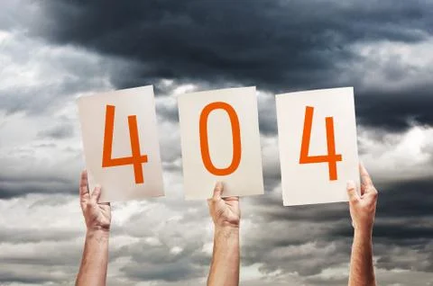 404 error, page not found 写真素材