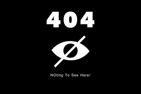 404 Error Page Template Design Stock Illustration