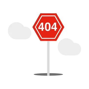 404 error page template for website. 404 alert flat design. イラスト素材