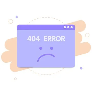 404 error page templates. Vector concept illustrations of page not found. Flat Stock Illustration