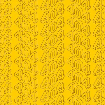 404 error pattern seamless. there is no such page on internet background. S.. Stock Illustration