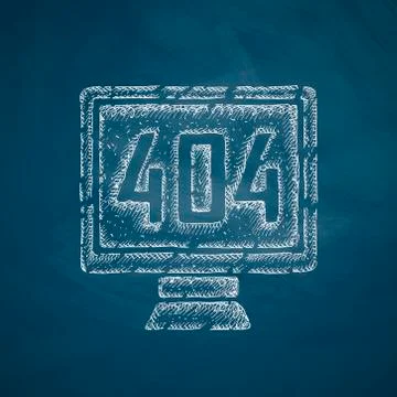 404 error program error icon 库存插图