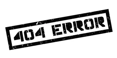 404 error rubber stamp Illustrazione stock