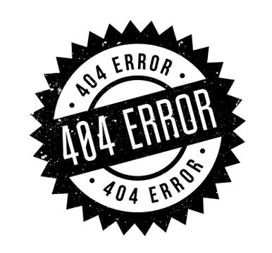 404 Error rubber stamp Stock-Illustration