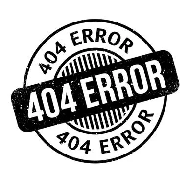 404 Error rubber stamp Illustrazione stock