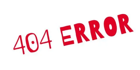 404 Error rubber stamp Stock-Illustration
