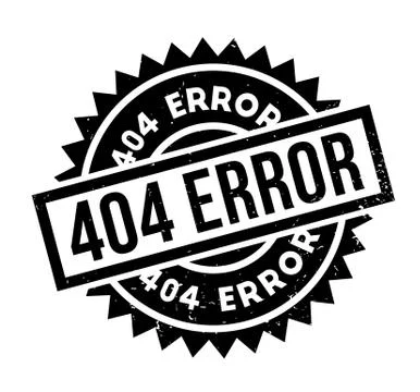 404 Error rubber stamp Illustrazione stock