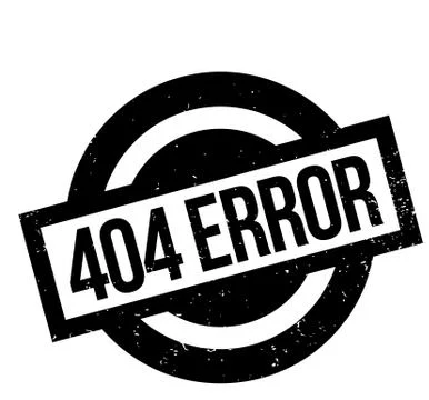 404 Error rubber stamp Illustrazione stock