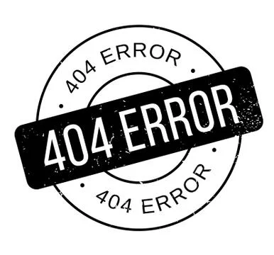 404 Error rubber stamp 库存插图