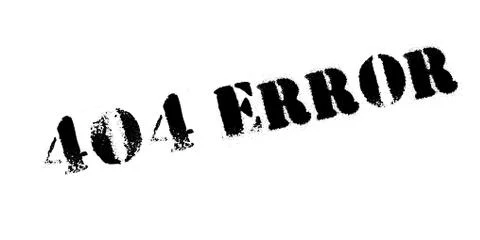 404 Error rubber stamp Illustrazione stock