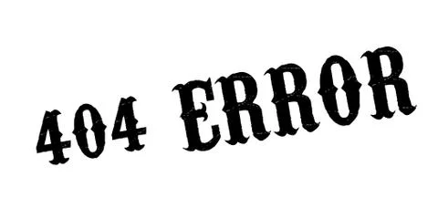 404 Error rubber stamp 库存插图