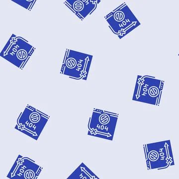 404 error seo glyph seamless pattern Illustrazione stock