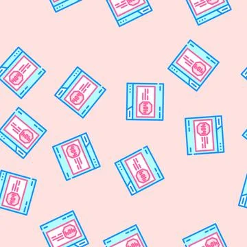404 error seo vector seamless pattern Stock Illustration