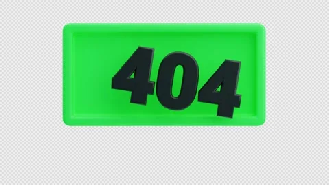 404 error sign 3d animation Stock Footage 317210669