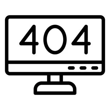 404 Error Vector Icon Design Illustration Stock Illustration
