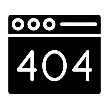 404 error Vector Icon Design Illustration 스톡 일러스트